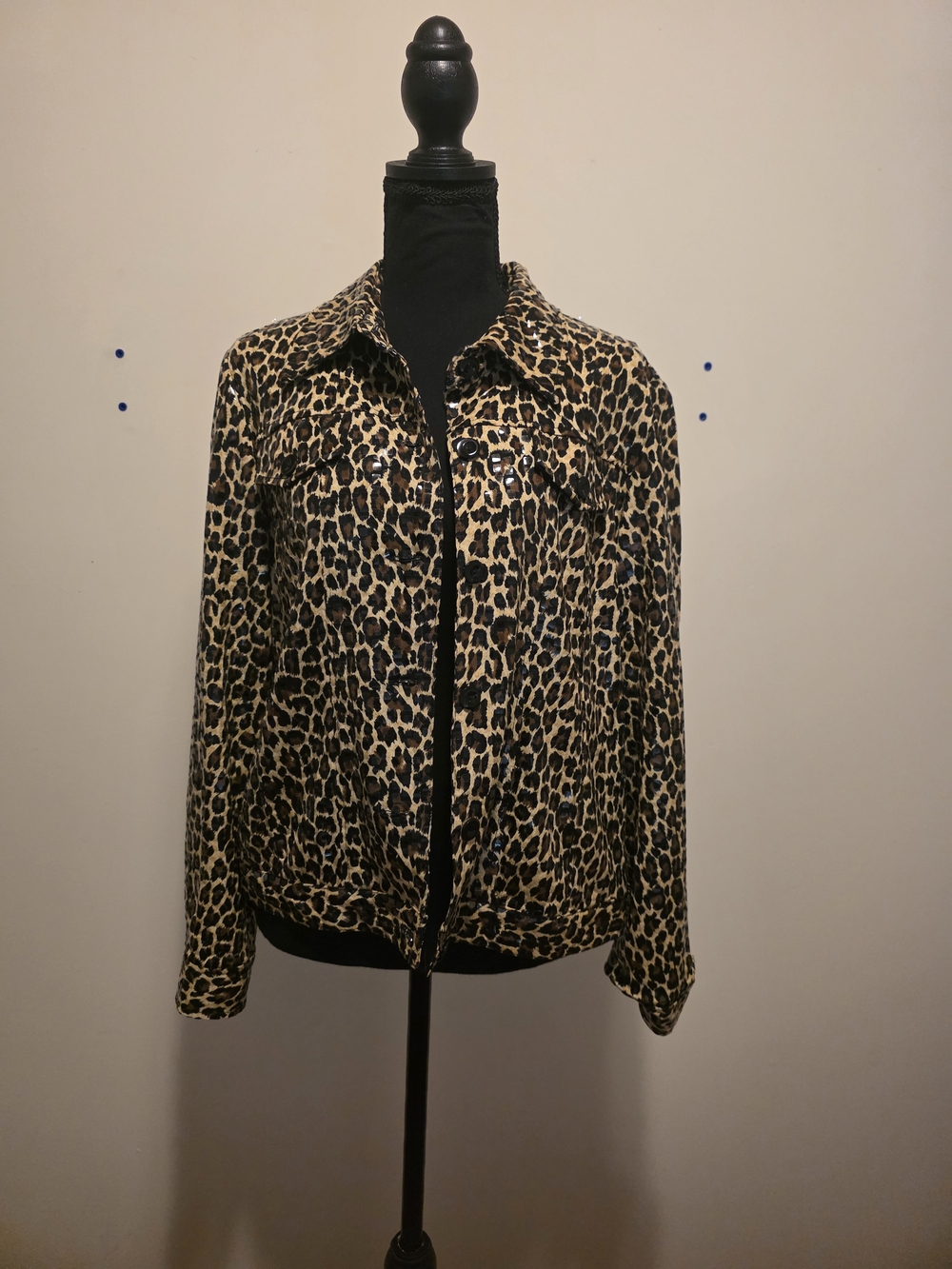 Perceptions NY Animal Print Jacket (Size 12)